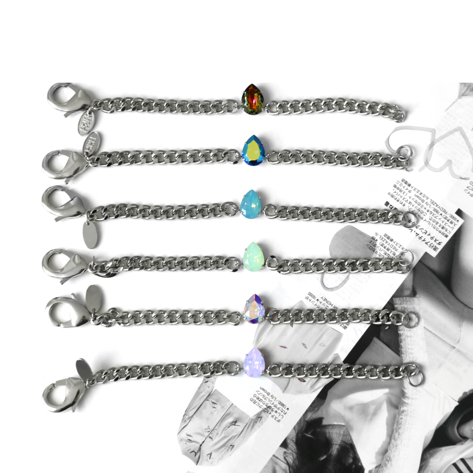 HRH COLLECTION CRYSTAL CLUB CLIPS Multi Pearl and Dauphine Hrh Collection | Accessories | Hrh Collection Crystal Club  main image 2