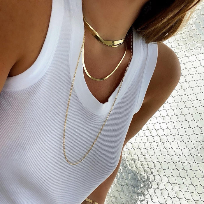 GLITTER LUXE CHAIN (14K GOLD FILLED)