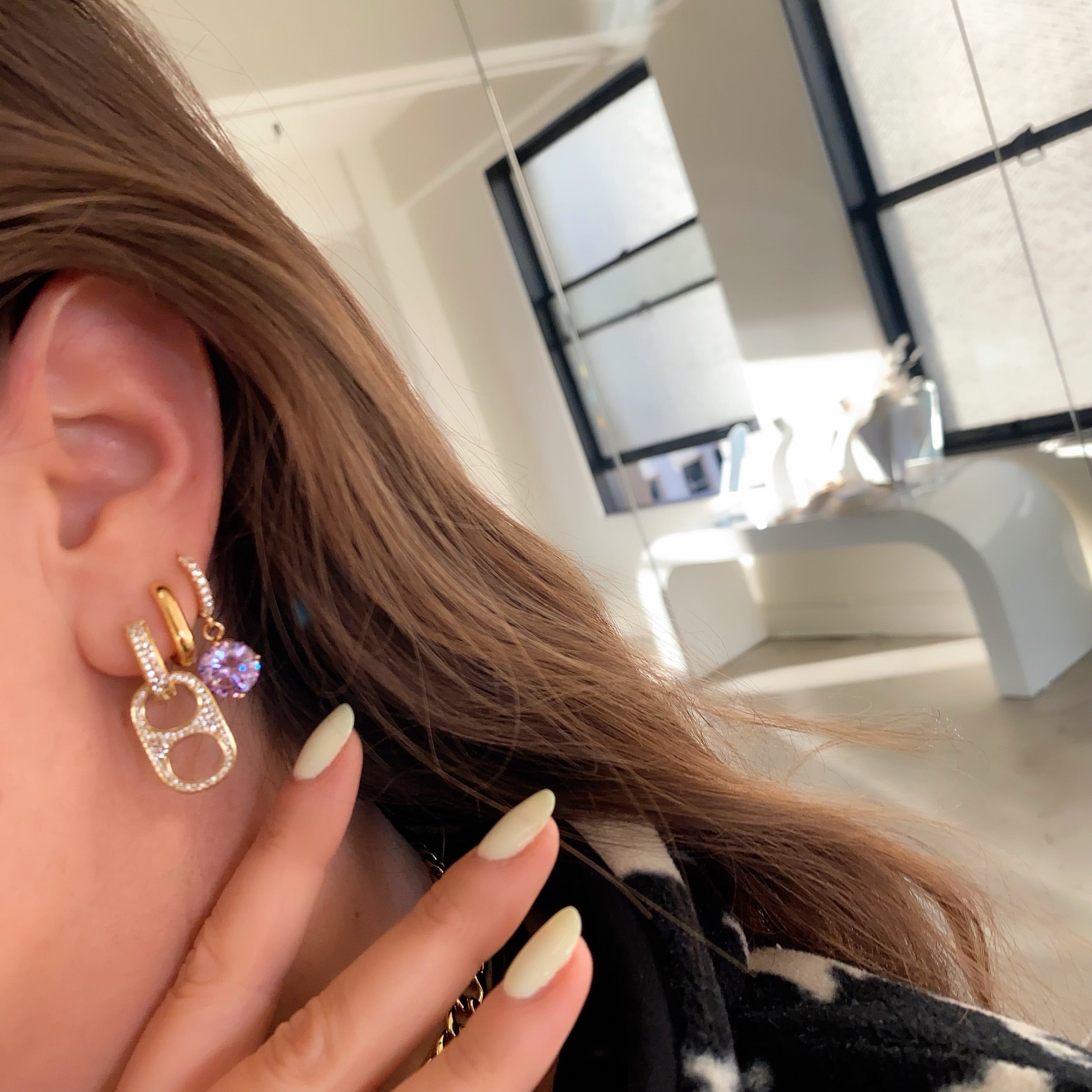 PAVÉ DIET SODA EARRINGS – HRH COLLECTION