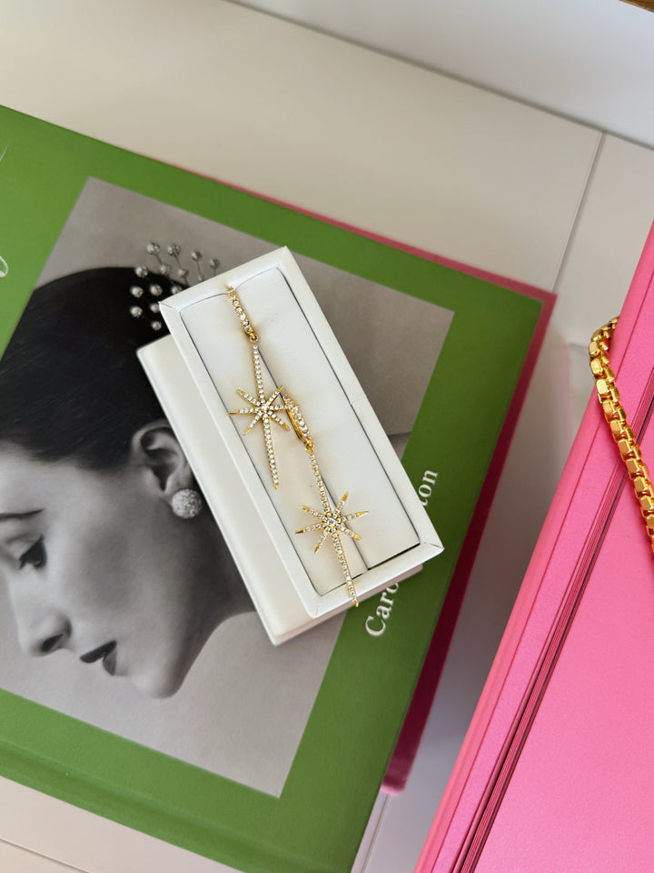 STARSHINE EARRINGS (925 STERLING SILVER)