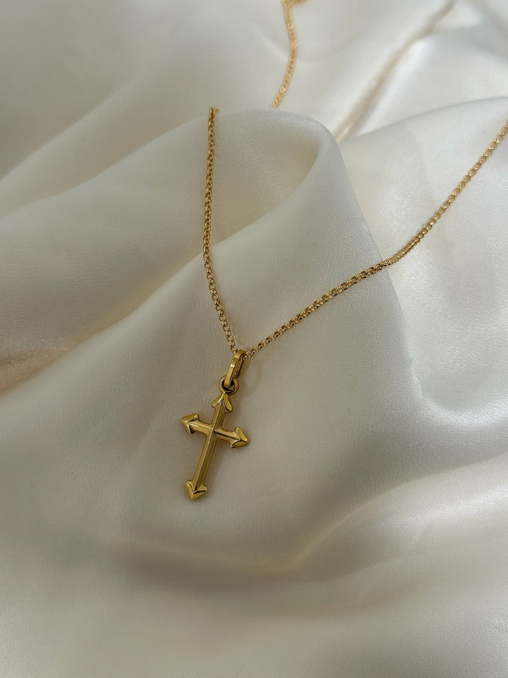 14K VINTAGE LOVESTRUCK CROSS