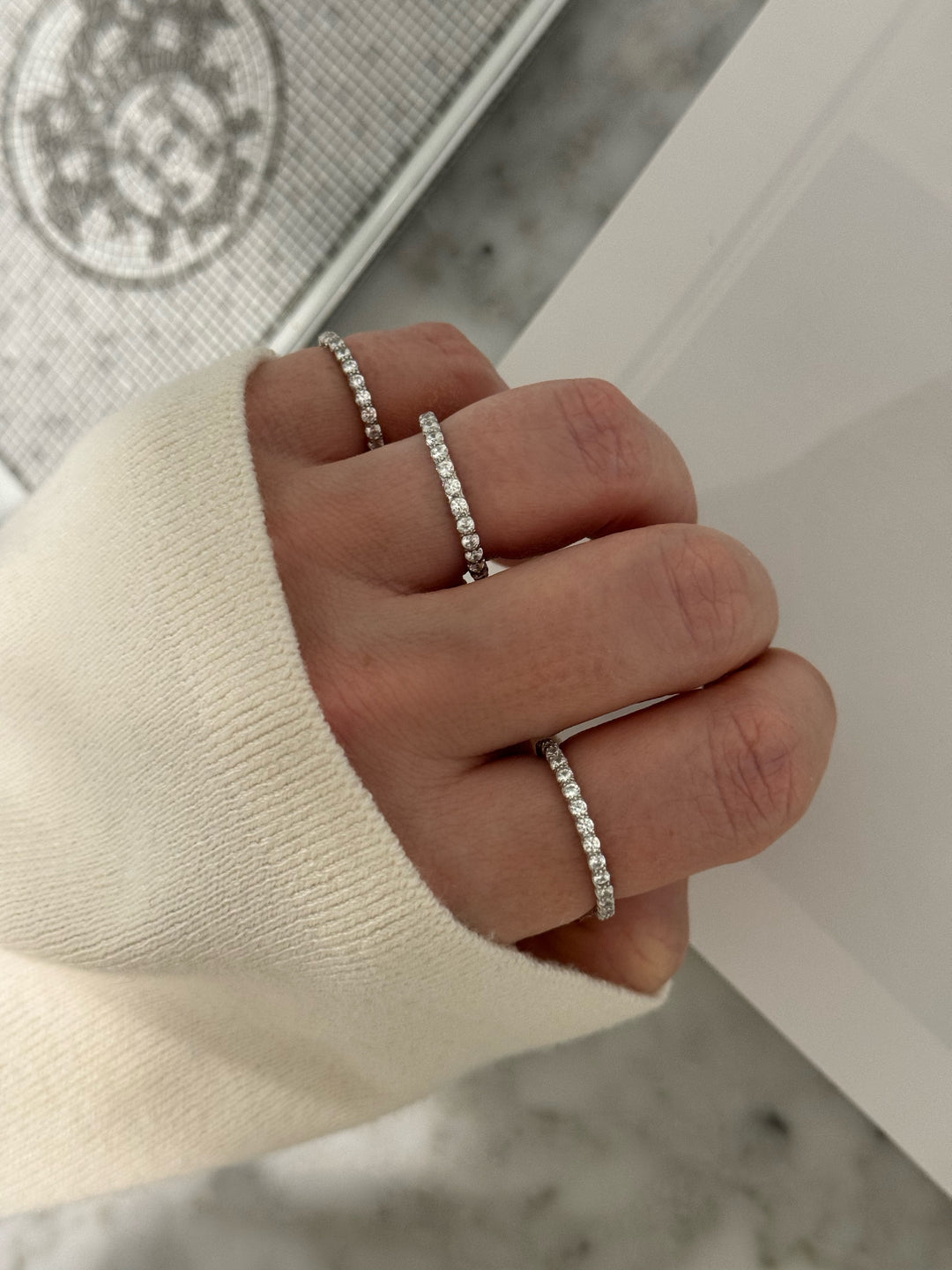 GLACÉ BANDS (925 STERLING SILVER)