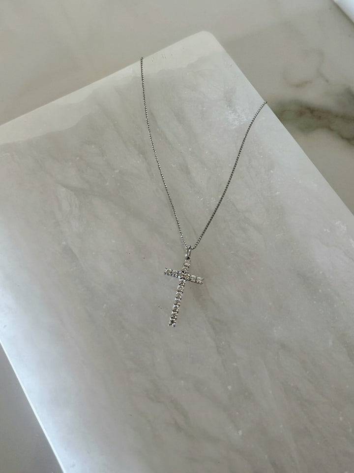 QUIET LUXURY CROSS (925 STERLING SILVER)