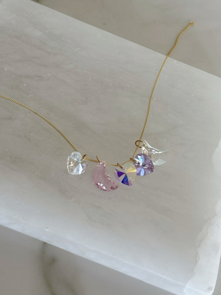 LE CRYSTAL COSMOS (14K GOLD FILLED OR 925 SILVER)