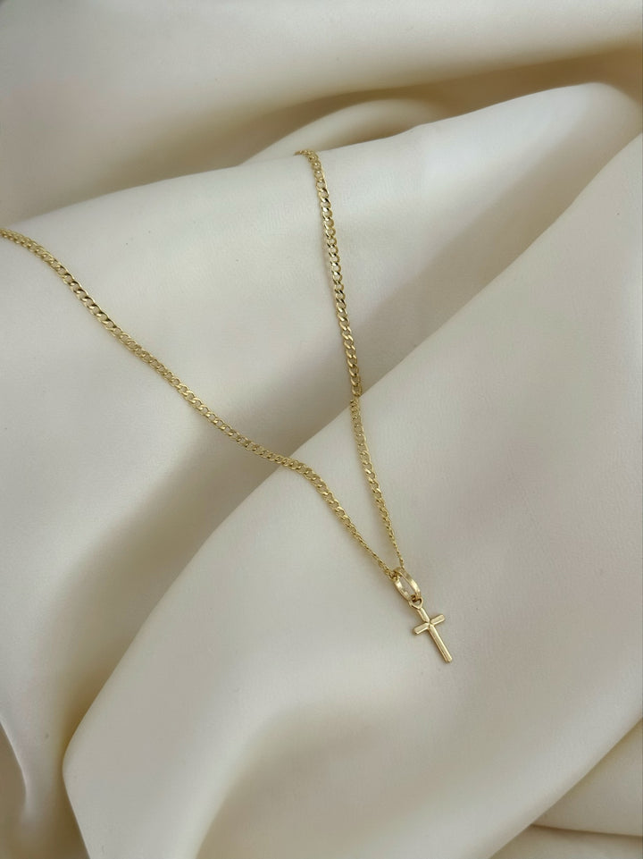 14K MINI CASUAL BABE CROSS