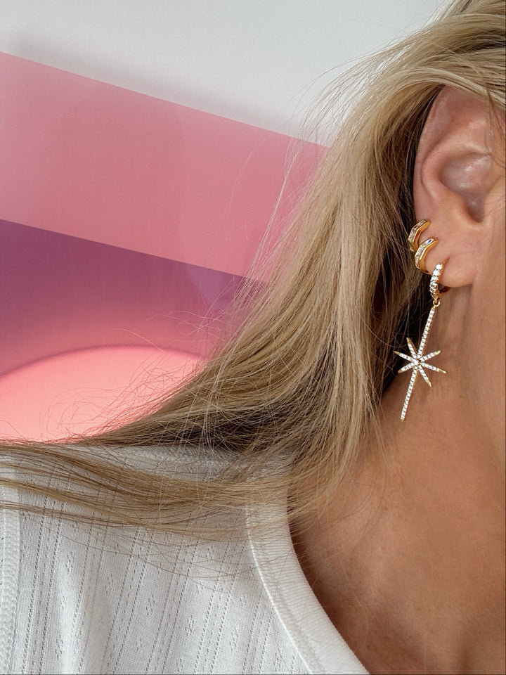 STARSHINE EARRINGS (925 STERLING SILVER)