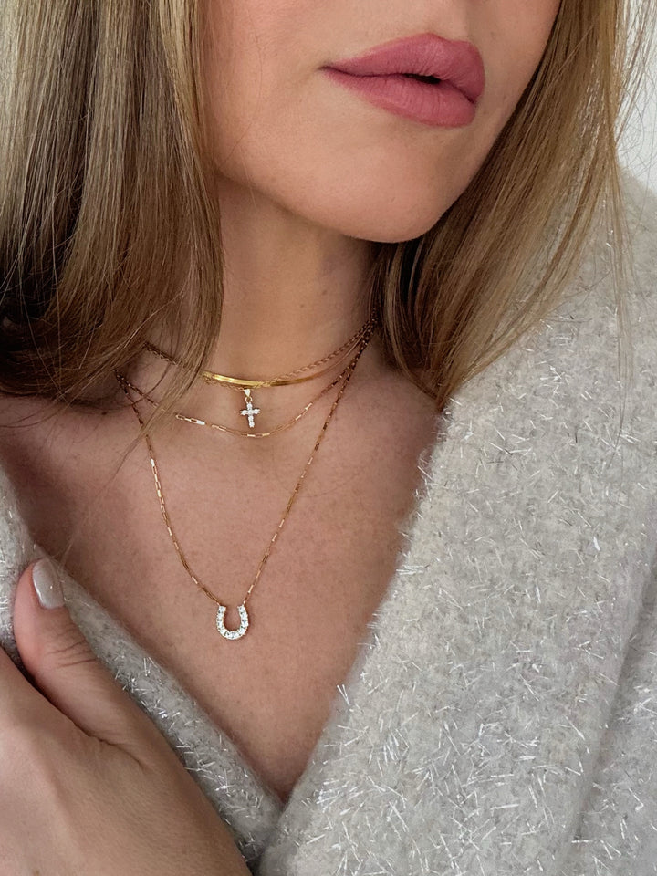 BONBON CROSS (925 STERLING SILVER)