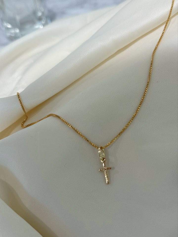 14K MINI DESTINY CROSS