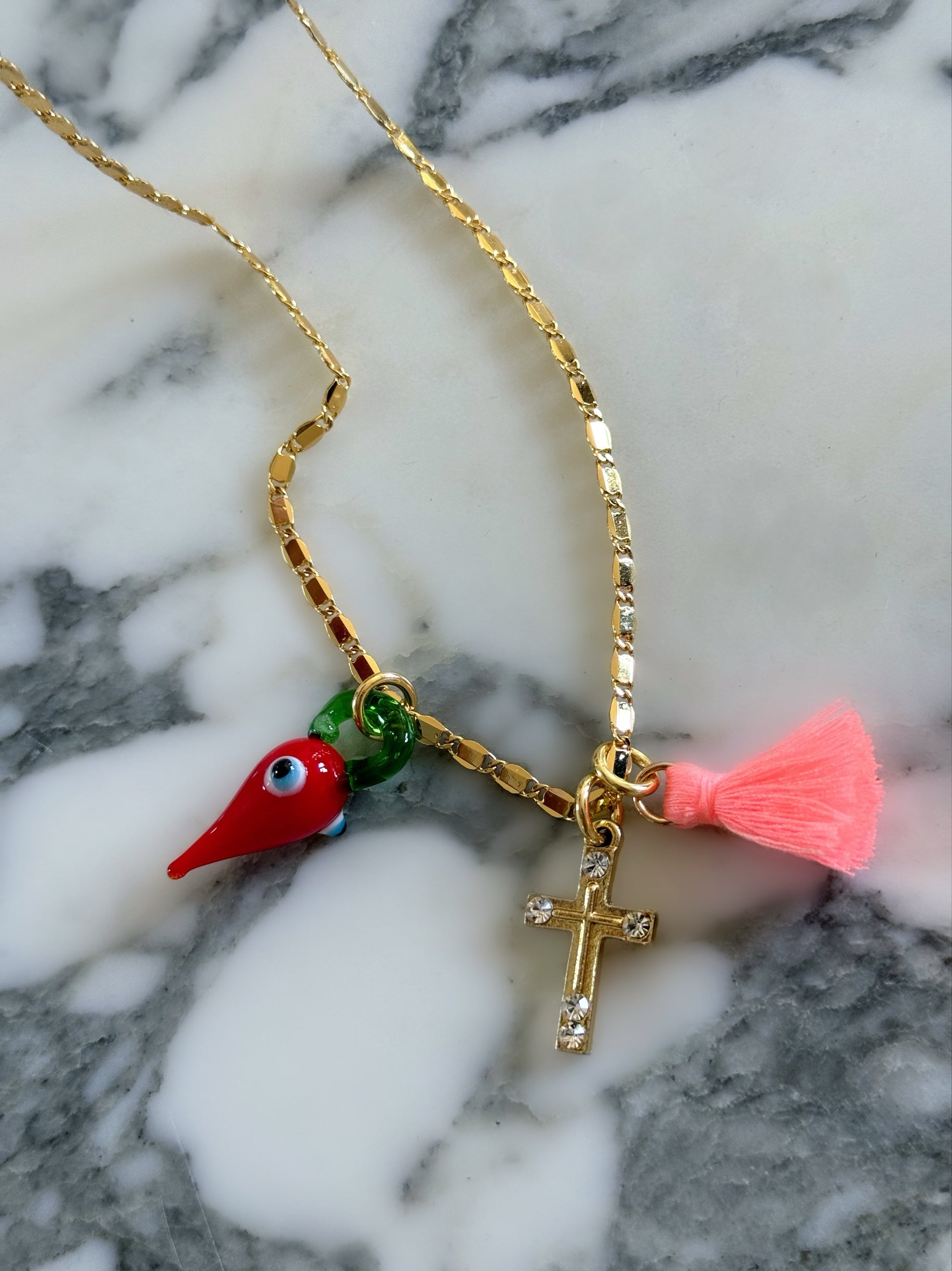 GREEK SUMMER CHARM NECKLACE – HRH COLLECTION