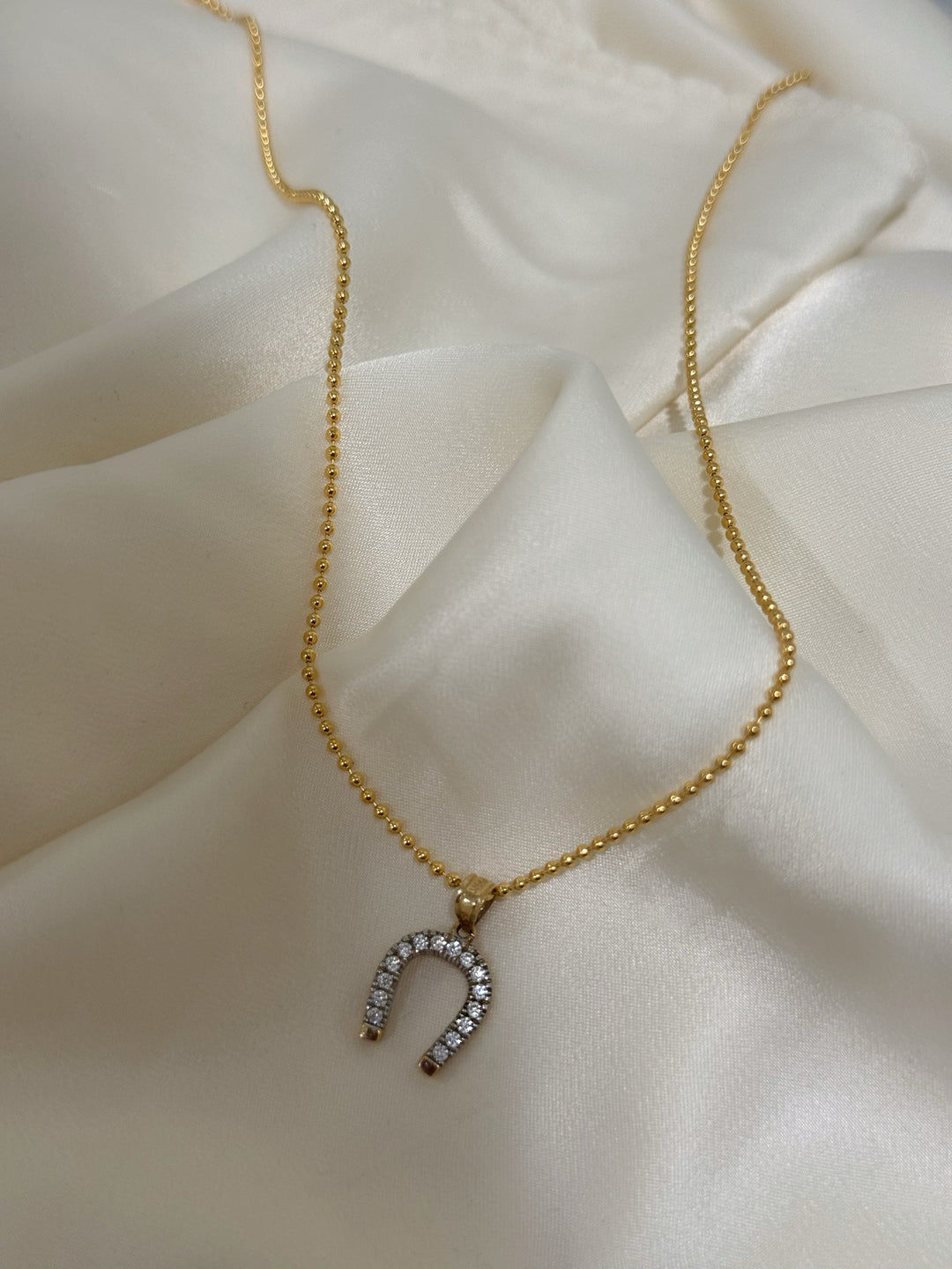 14K VINTAGE LUCKY CHARM