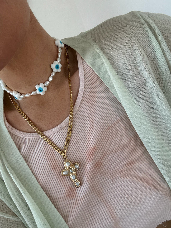 MYKONOS PEARL NECKLACE