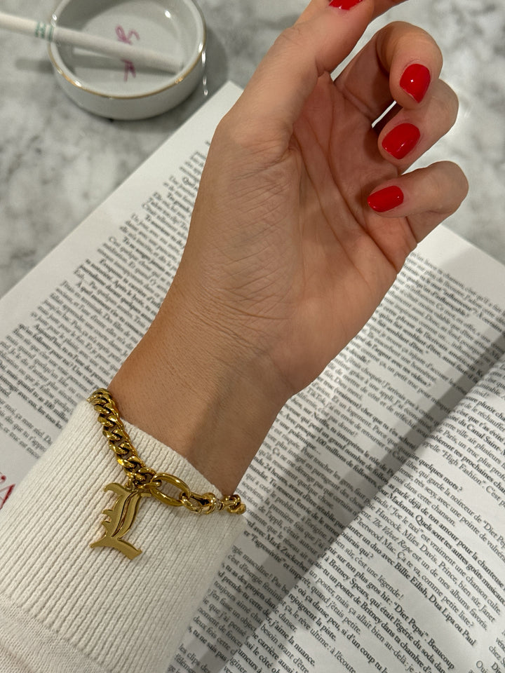 LUX INITIAL BRACELET