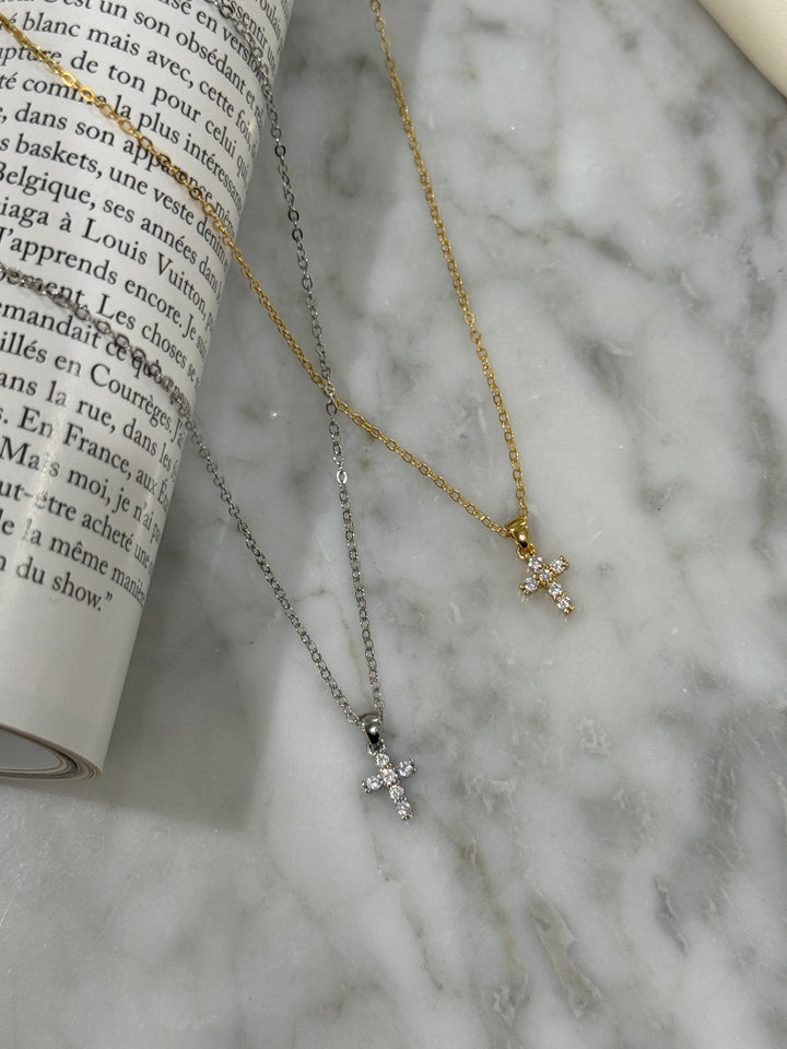 BONBON CROSS (925 STERLING SILVER)