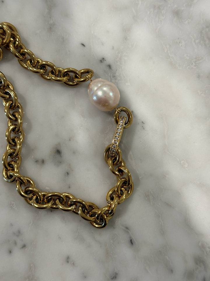BLUSH BAROQUE CHAIN