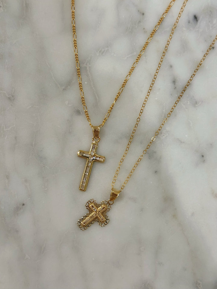 14K ELONGATED MODE CROSS