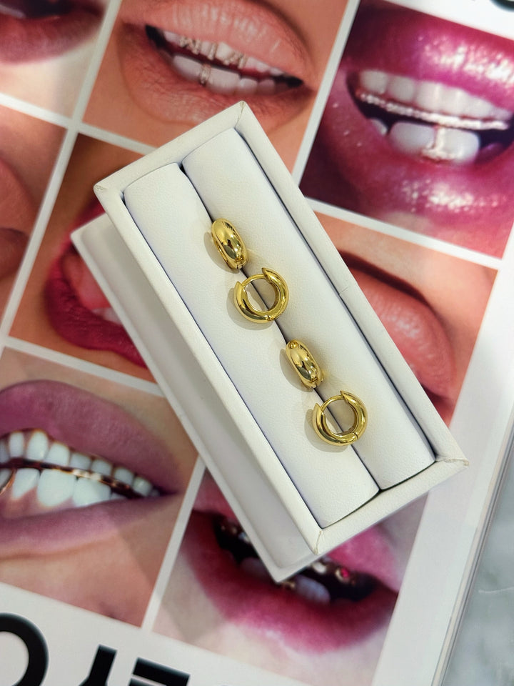 SIMPLY COOL HOOPS (925 STERLING SILVER)