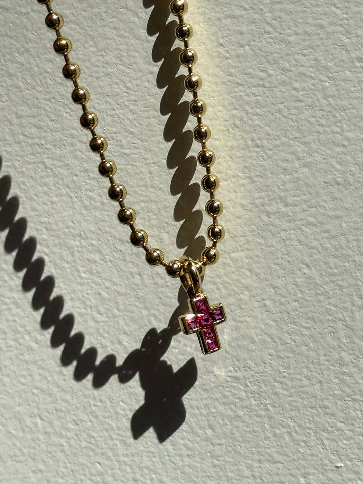 PETITE CERISE CROSS
