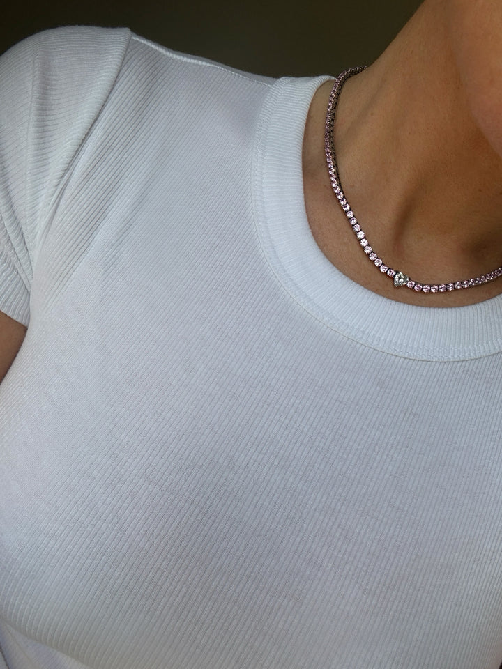 PRETTY PALETTE TENNIS NECKLACE
