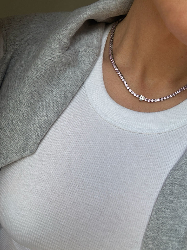 PRETTY PALETTE TENNIS NECKLACE