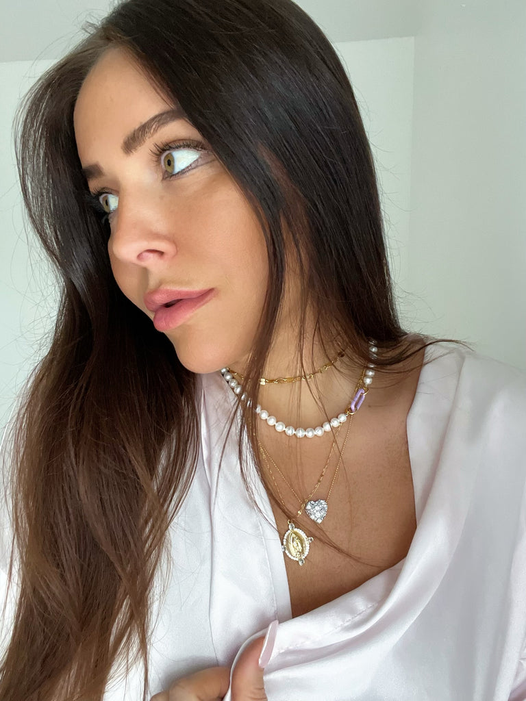 Resort Style Beach Pearl Multilayer Necklace in 2023 | Multi layer necklace,  Pearl beach, Resort style