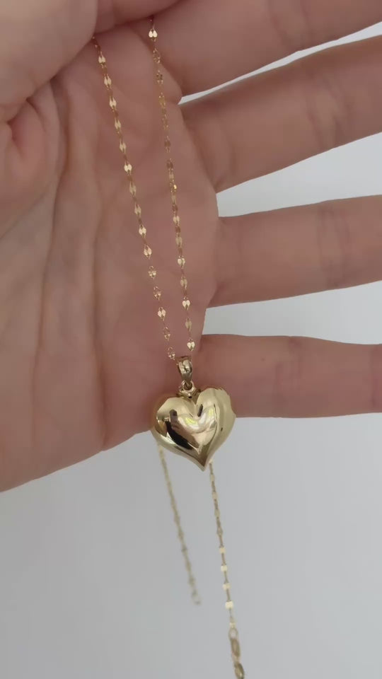 HEIDY HENKE 1763-G HMMRED CRCL 14K G FILLNECKLACE - 1763-G-HEIDY HENKE