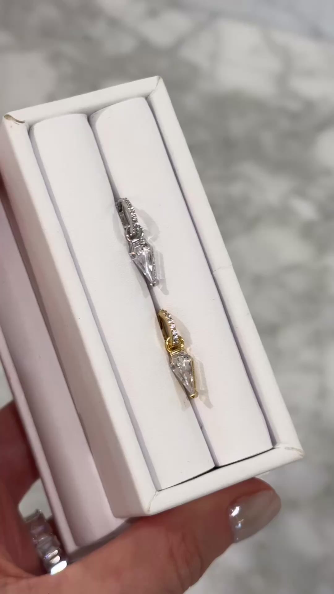 MULTI ICE SPIKE HOOPS (925 STERLING SILVER)