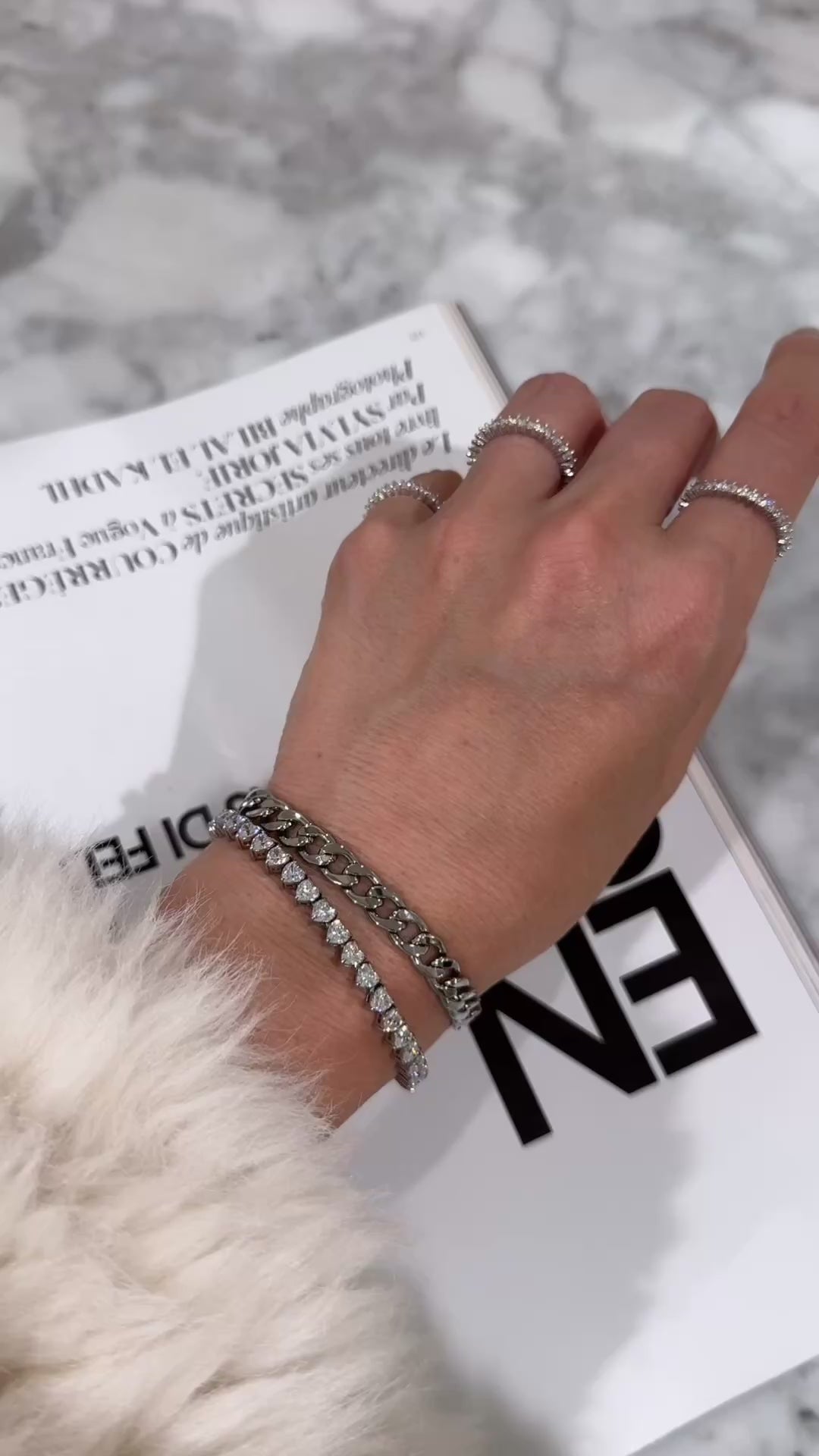 ENDLESS TWINKLE BANDS (925 STERLING SILVER)