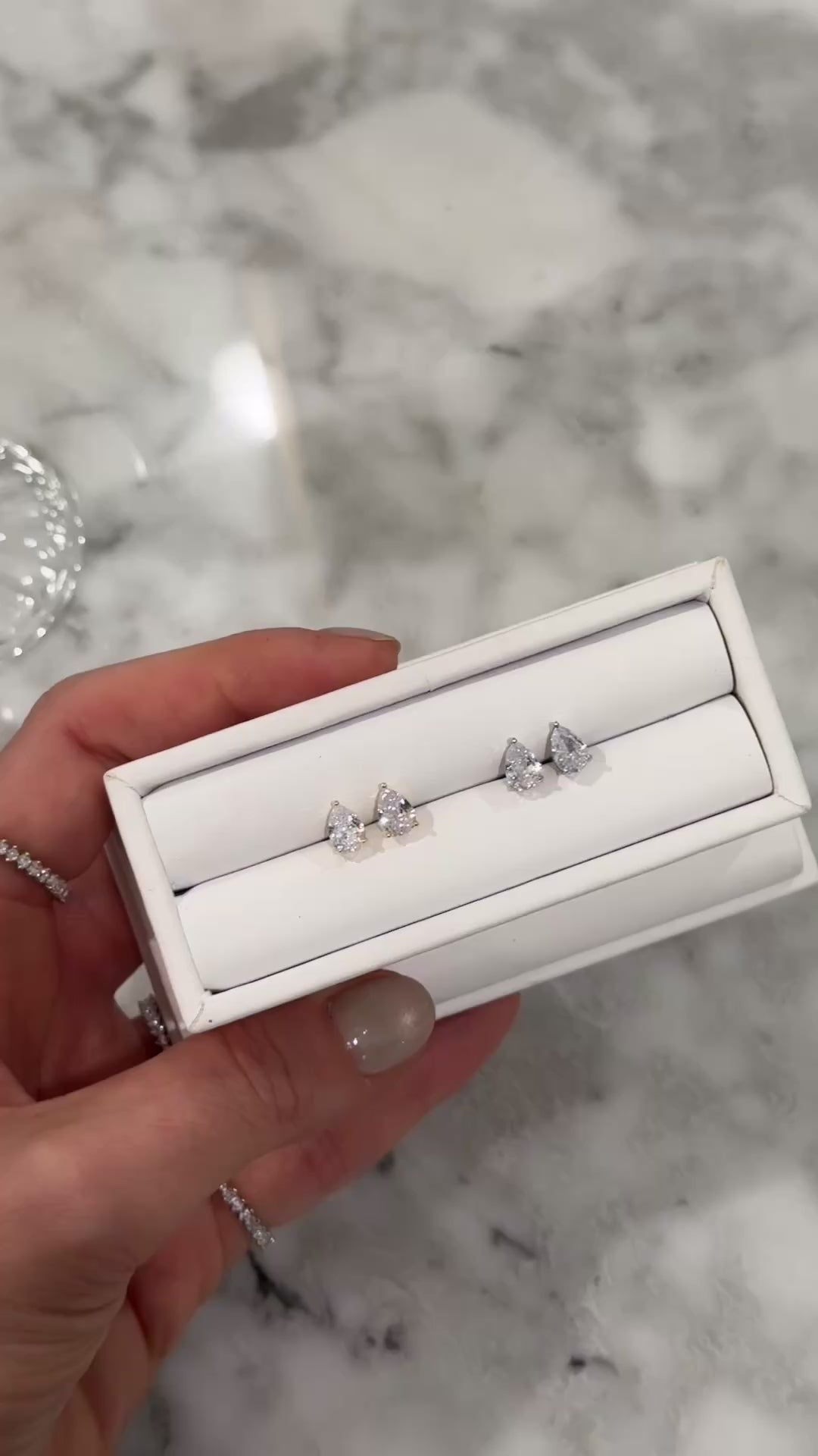 THE PERFECT TEAR STUDS (925 STERLING SILVER)