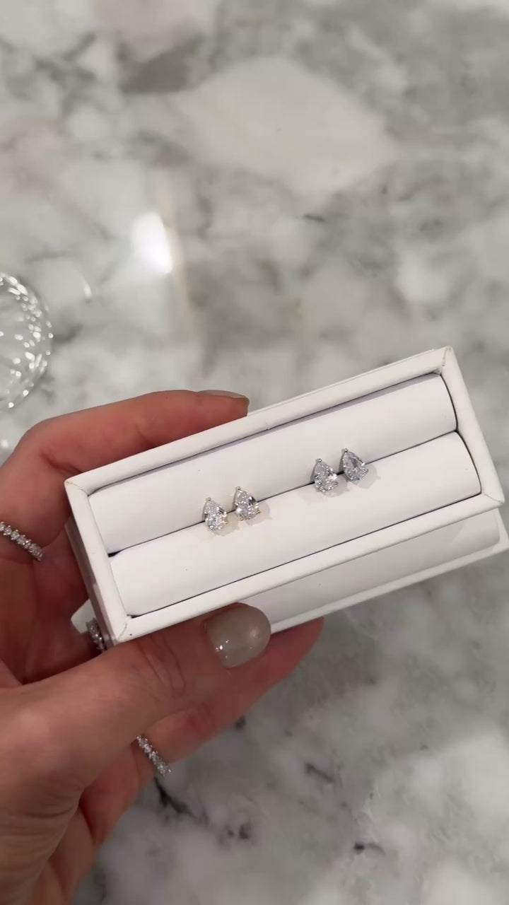 THE PERFECT TEAR STUDS (925 STERLING SILVER)