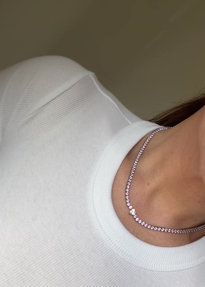 PRETTY PALETTE TENNIS NECKLACE