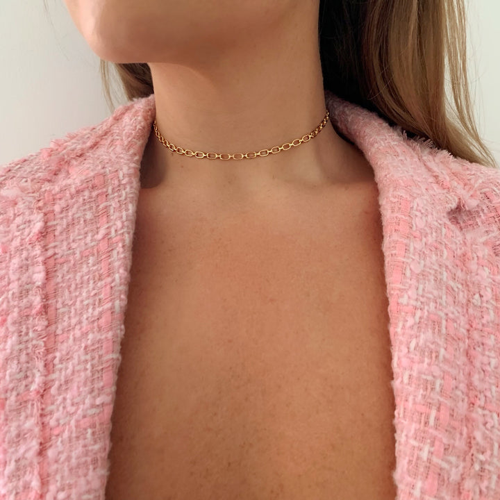 70S DREAM CHOKER (14K GOLD FILLED)