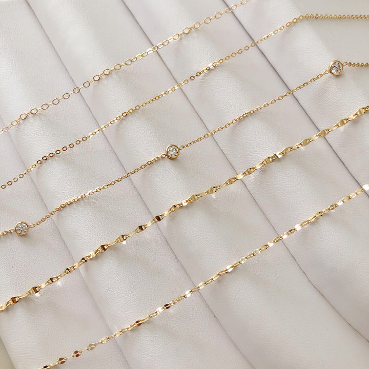 14K T-SHIRT CHAINS