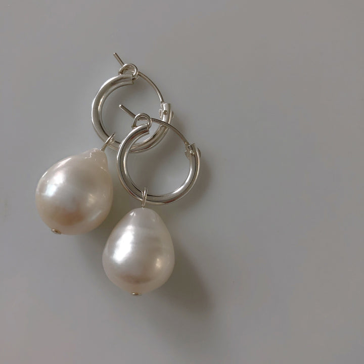 GUMDROP PEARL EARRINGS SET (14K GOLD FILLED OR STERLING SILVER)