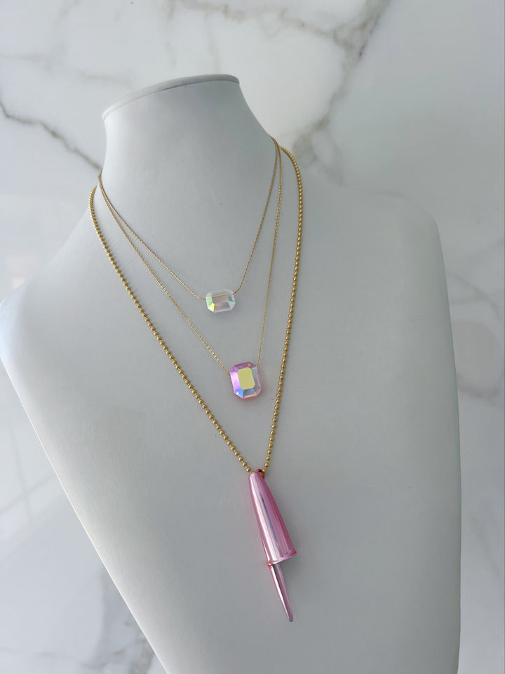 LE CRYSTAL (14K GOLD FILLED OR STERLING SILVER)