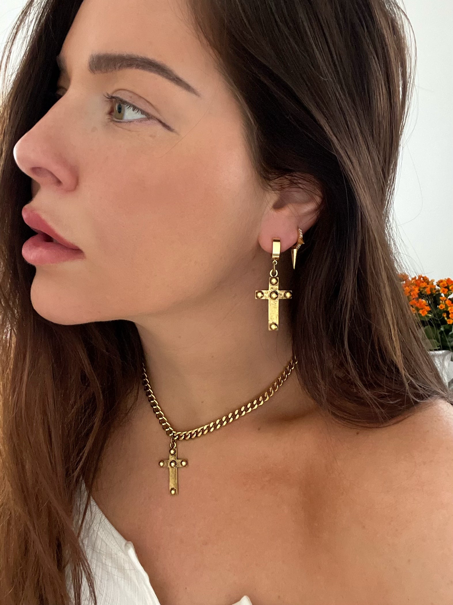 MONARCH CROSS NECKLACE