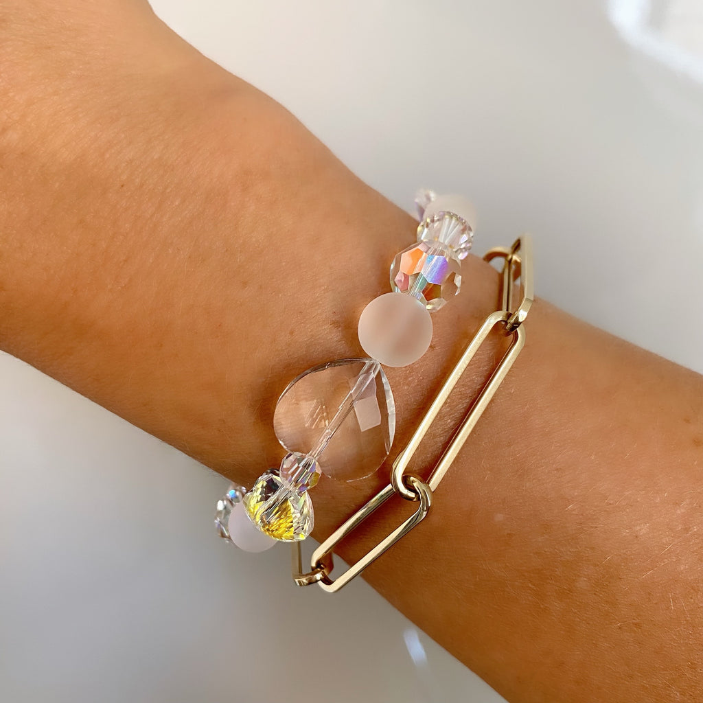 AB CRYSTAL DREAM ID BRACELET