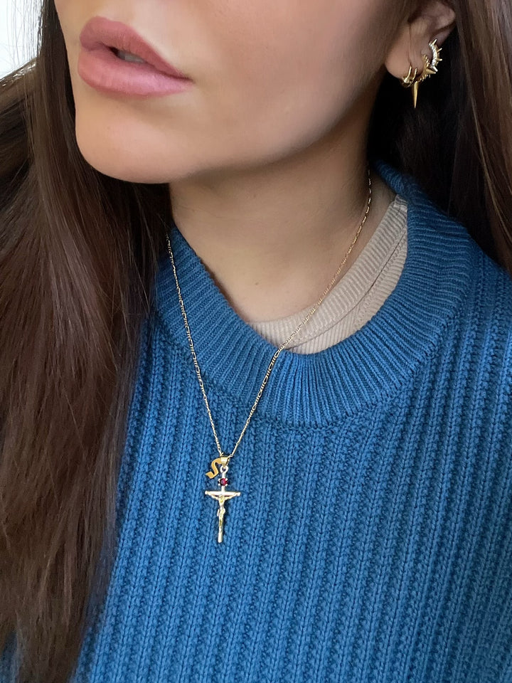 ANGEL BABE NECKLACE (14K GOLD FILLED)