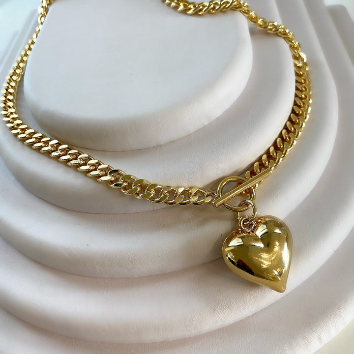 SUPER PUFF HEART CHAIN