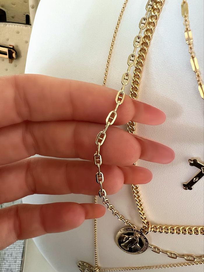 H CHAIN (14K GOLD FILLED OR 925 STERLING SILVER)