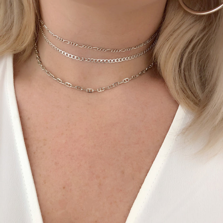 LUXE BABY GIRL CHOKER SET (14K GOLD FILLED OR STERLING SILVER)